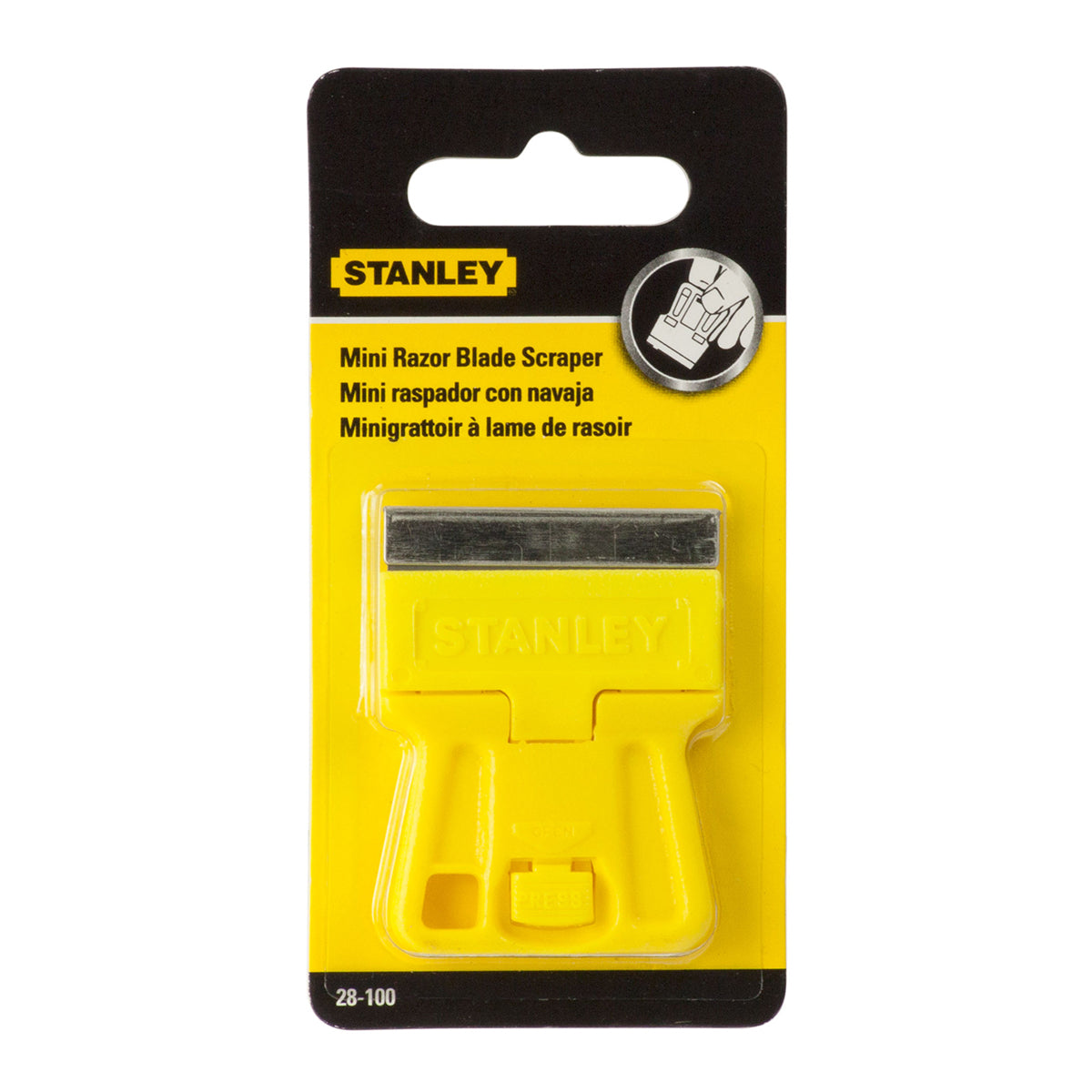 MINI RASPADOR 1 13/16 PUL LARGO (46 MM). MARCA STANLEY, 28-100