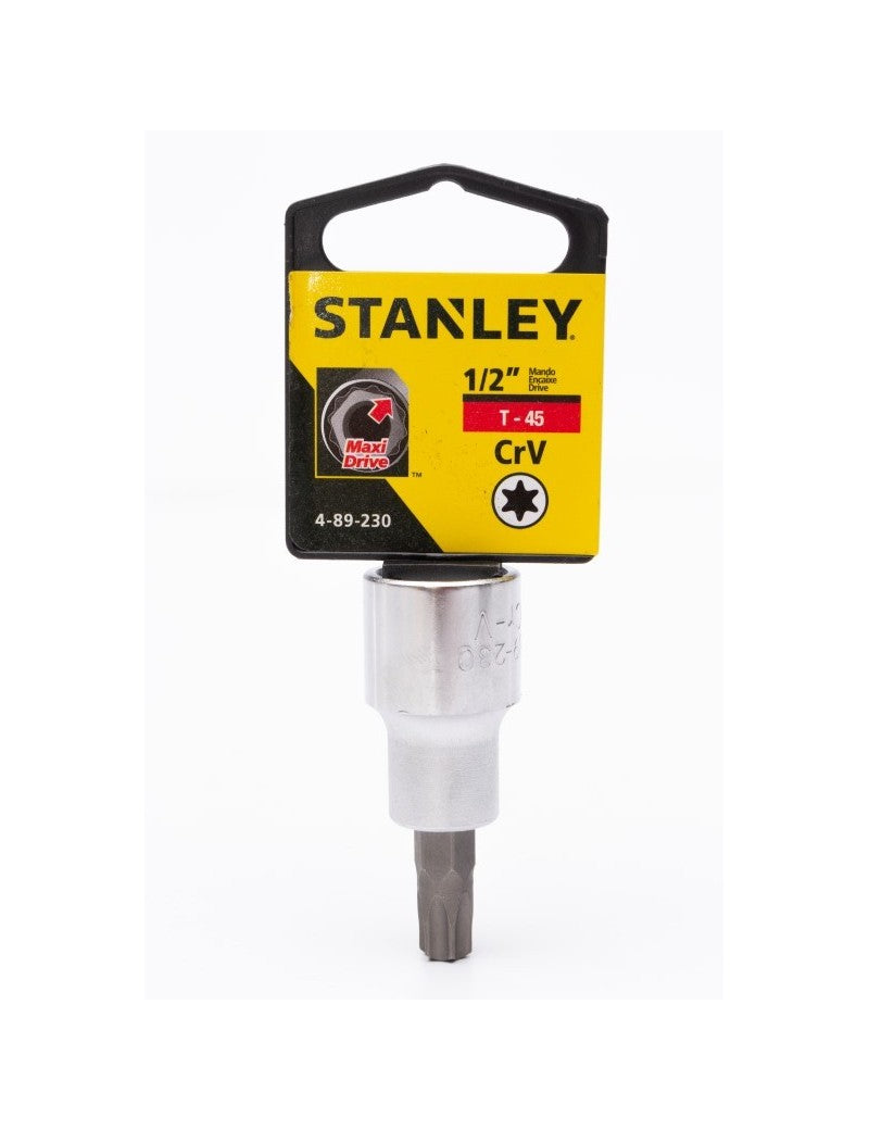 Copa punta Torx T-45, raíz 1/2 plgs, Stanley, 4-89-230