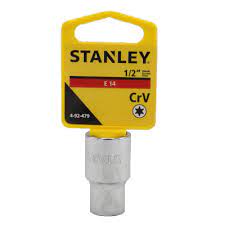 Copa Torx E 14, raíz 1/2 plgs, Stanley, 4-92-479