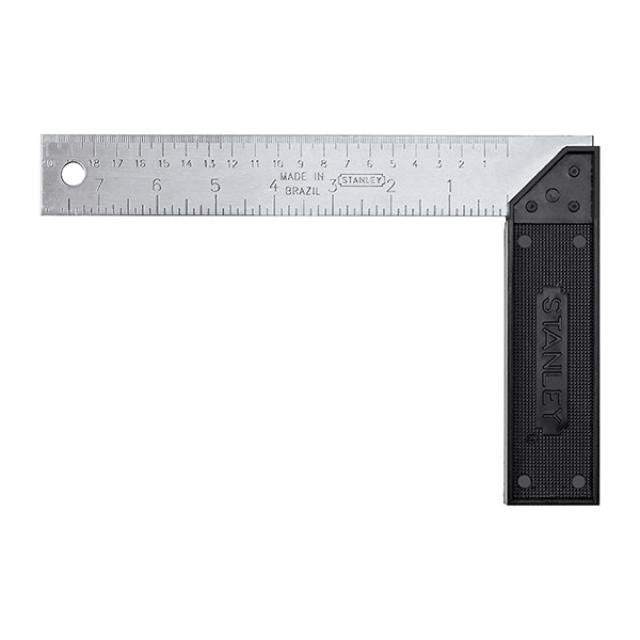 ESCUADRA MANGO DE PLASTICO DE 8 PLGS, STANLEY, 46-038