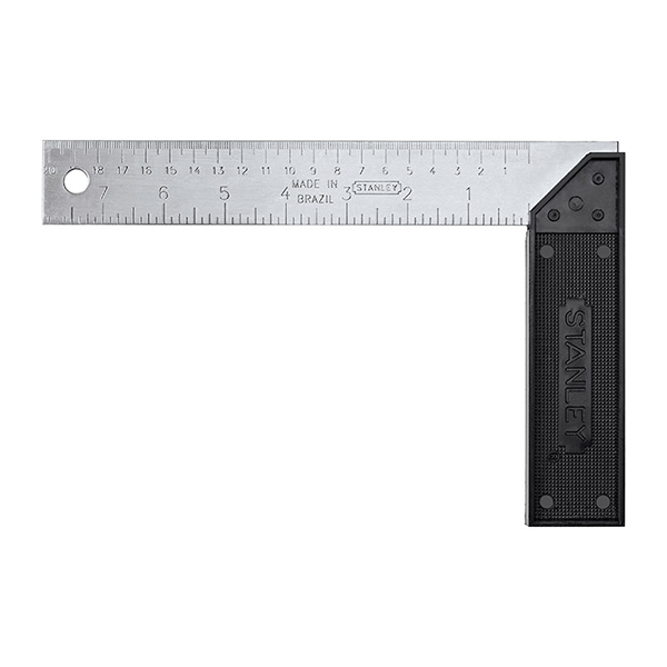 ESCUADRA DE 10 PLG, MANGO PLASTICO, STANLEY, 46-039