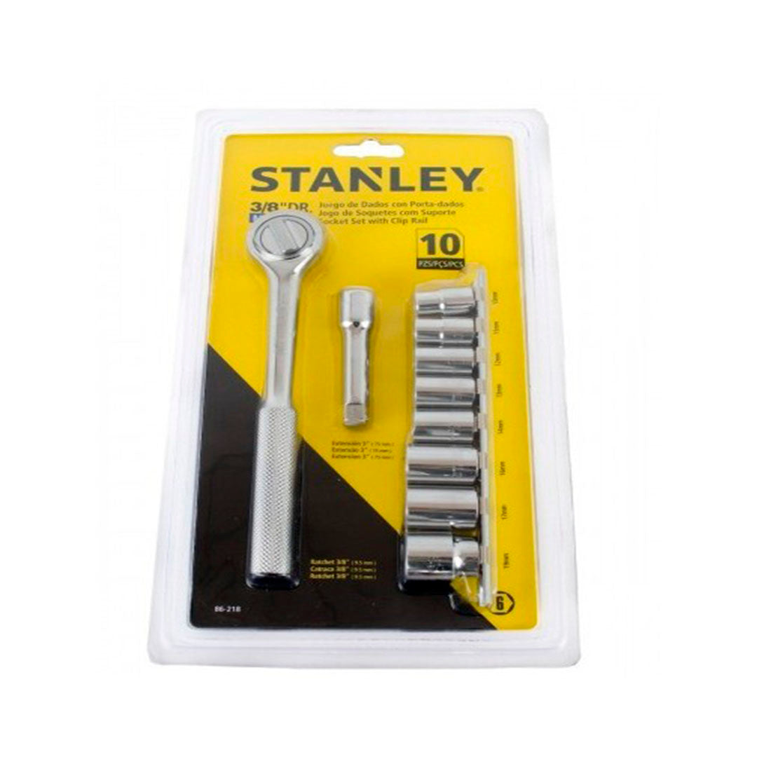 JUEGO DE COPAS, RAIZ DE 3/8", 86-218, STANLEY