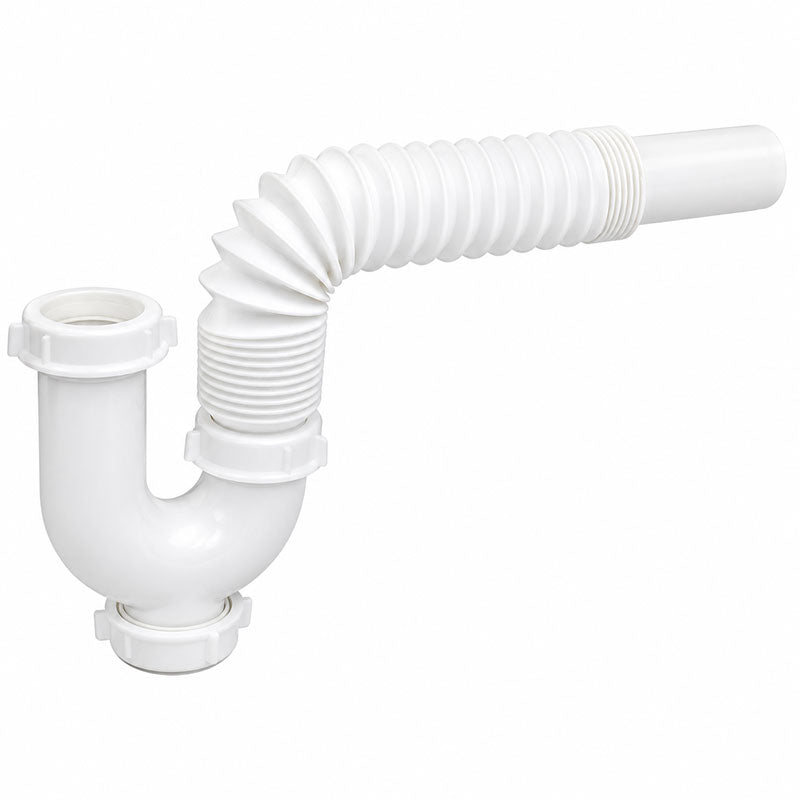 SIFON PLASTICO FLEXIBLE MULTIPLE PARA LAVAMANOS Y FREGADERO. FAMA, '9633