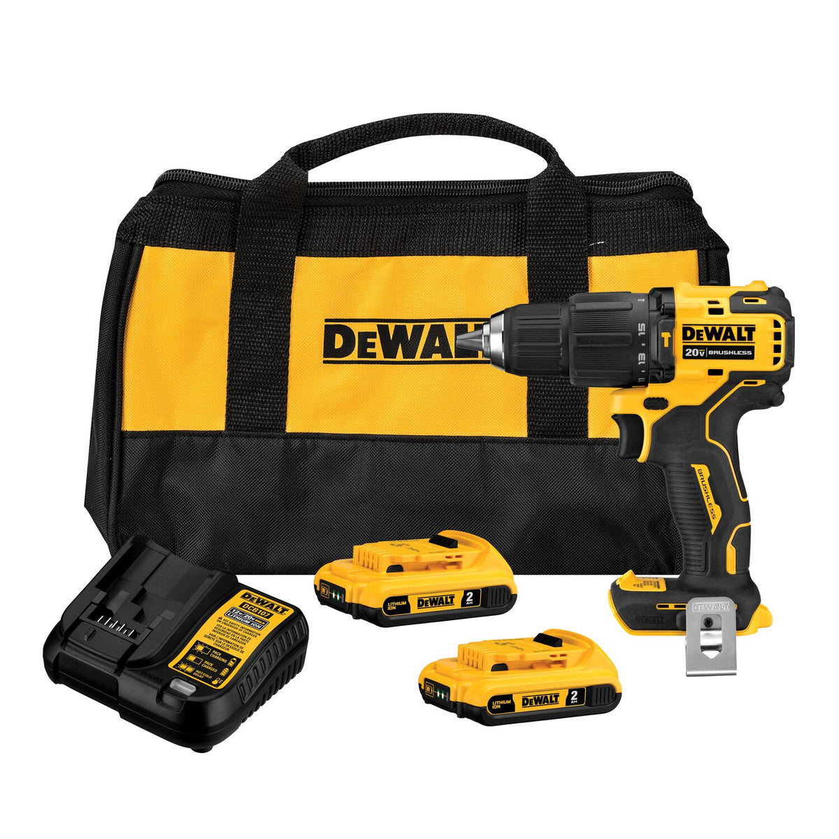 TALADRO PERCUTOR INALAMBRICO DE 1/2 PLGS, ATOMIC, DEWALT, DCD709D2-B3