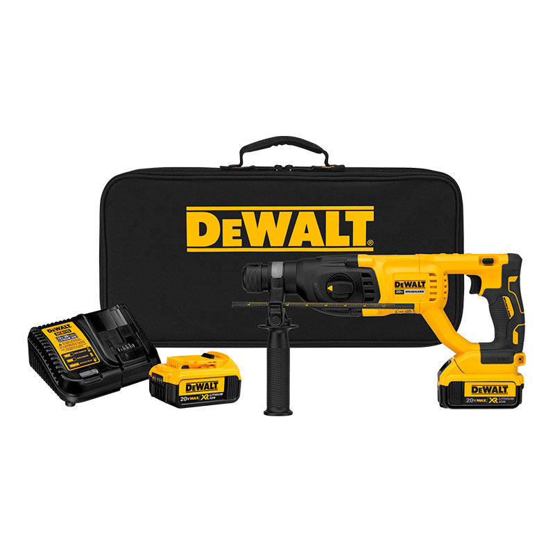 Rotomartillo inalámbrico de 20 voltios con 2 baterías y cargador Dewalt DCH133M2-B3