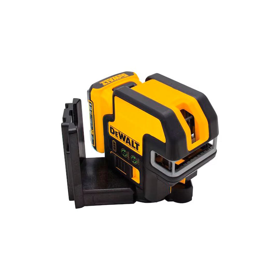NIVEL LASER VERDE, 12 VOLT, LINEA CRUZADA Y 5 PUNTOS, ALCANCE 150 PIES, BATERIA, CARGADOR, 2 ACCESORIOS Y MALETA. DEWALT, DW0825LG