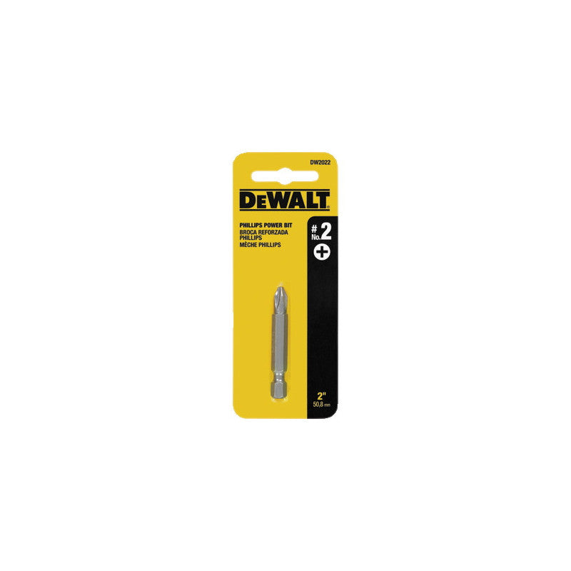 Punta para atornillar Phillips No. 2 x 2 plgs, Dewalt, dw2022 z, DW2022 Z