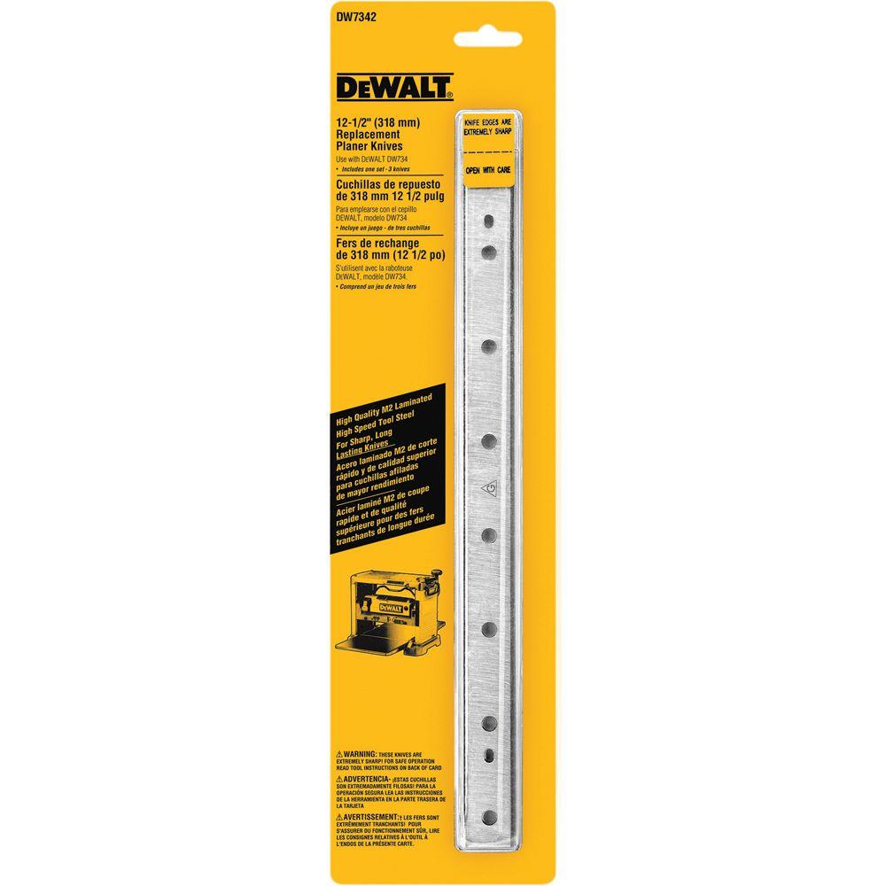 JUEGO DE CUCHILLAS PARA CEPILLO DW734, 3 PIEZAS, DW7342, DEWALT