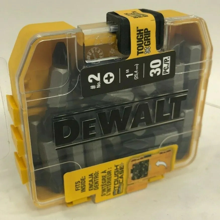 Juego de puntas para atornillar Phillips No.2 x 1 plg, 30 piezas, Tough grip, Dewalt, dwa1ph230l, DWA1PH230L