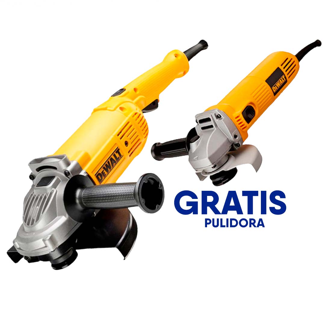 Combo de esmeriladora 9 con esmeriladora 4 1/2 gratis, DEWALT, dwe490-4010,, DWE490-4010
