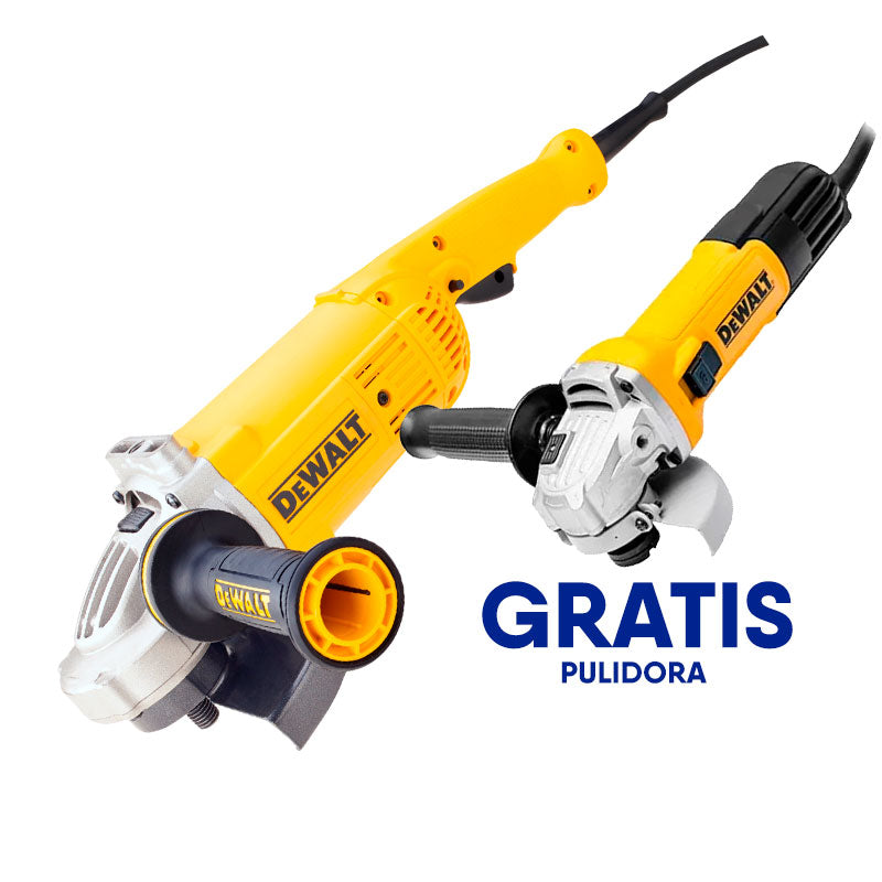 Combo Esmeriladoras de 9 y 4 1/2 plgs, Dewalt, DWE496-750