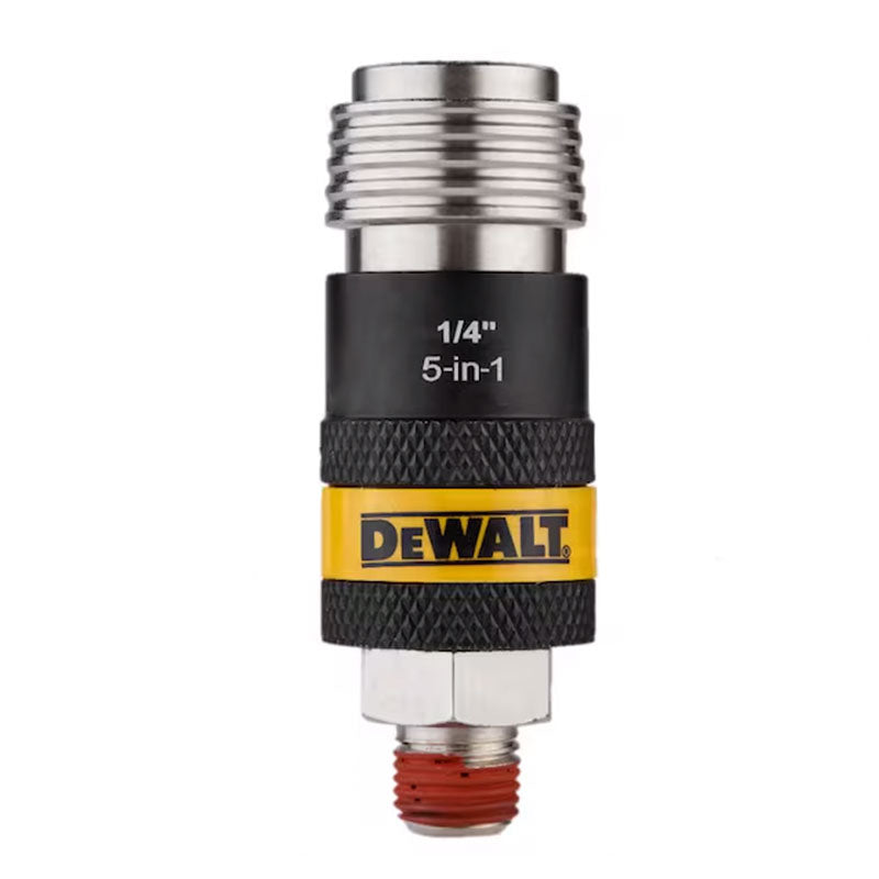ACOPLE RAPIDO MACHO UNIVESAL, ROSCA MNPT 1/4, COMPATIBLE CON ENCASTRE IM, HF, T, A y L. DEWALT, DXCM036-0234