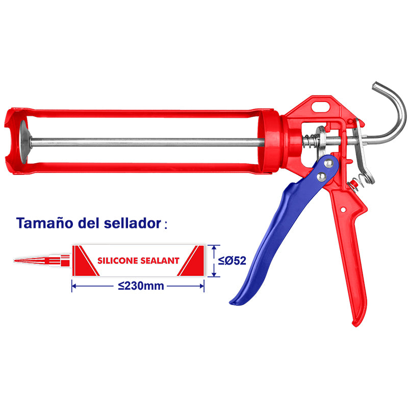 PISTOLA PARA CALAFATEO DE 9 PULG, MARCA EMTOP, ECGN01091