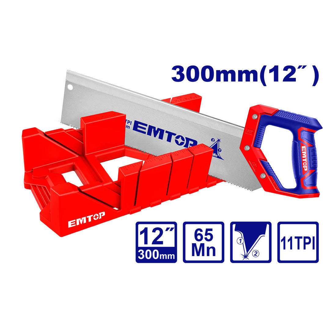 CAJA DE INGLETE CON SERRUCHO DE COSTILLA, EMTOP, EHASMB3001