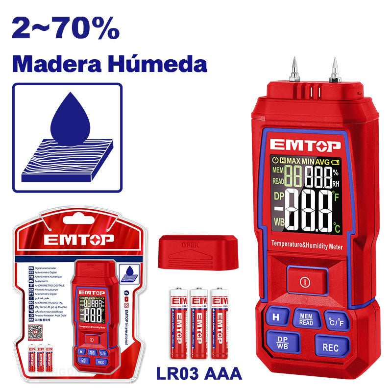 Medidor de humedad EMTOP EMNN35031