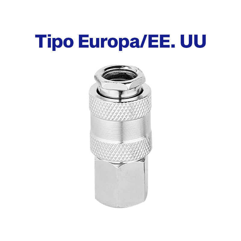 ACOPLE RAPIDO PARA COMPRESOR DE AIRE, ROSCA HEMBRA DE 1/4. MARCA EMTOP, EMQP0970