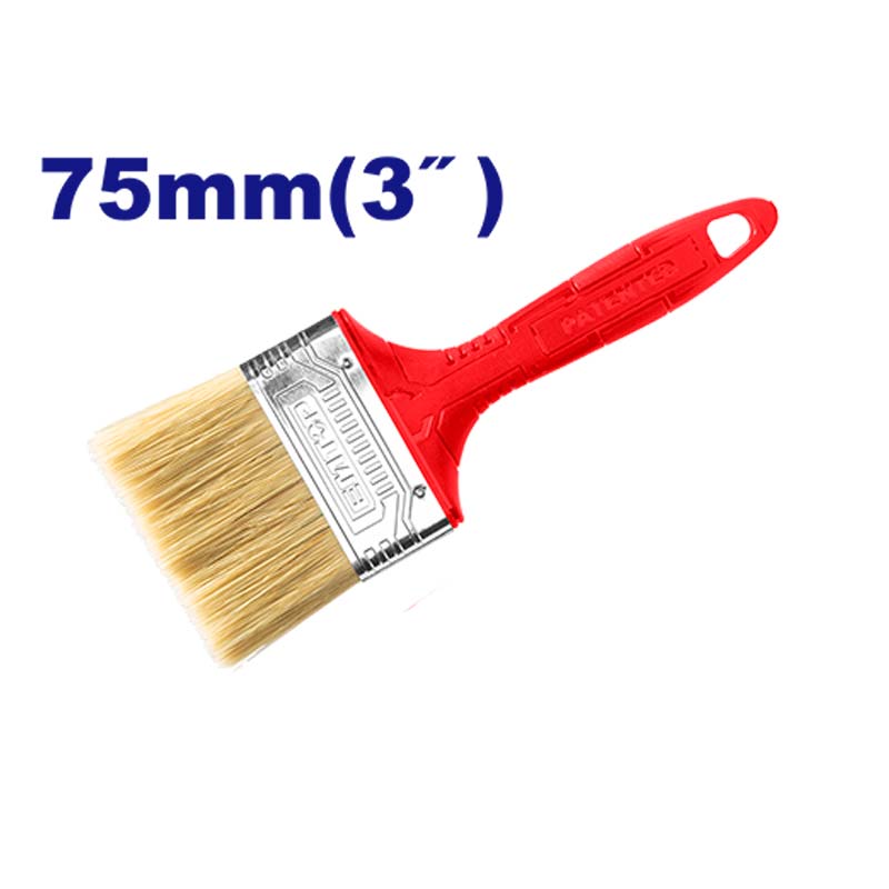 BROCHA MANGO DE PLASTICO DE 3 PULGADAS, IDEAL PARA PINTURA DE ACEITE. MARCA EMTOP, EPBH03702