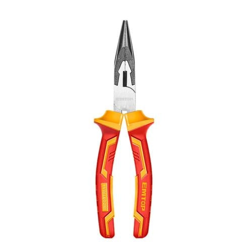 Alicate aislado de punta larga de 6 plgs, emtop, eplrl0631, EPLRL0631