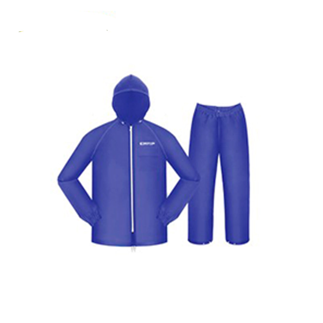 TRAJE IMPERMEABLE DE POLIESTER CON LONA EN EL INTERIOR, TALLA XL. MARCA EMTOP, ERST02XL