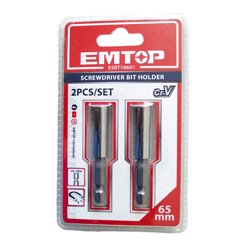 SET DE 2 EXTENSION / SUJETADOR DE PUNTAS, 2-9/16 PULGADAS DE LARGO. MARCA EMTOP, ESBT10601