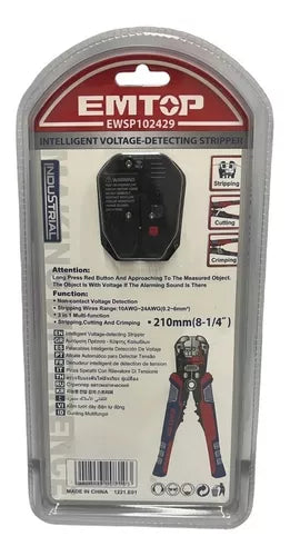 Alicate pela cables inteligente, auto ajustable, Emtop, ewsp102429, EWSP102429
