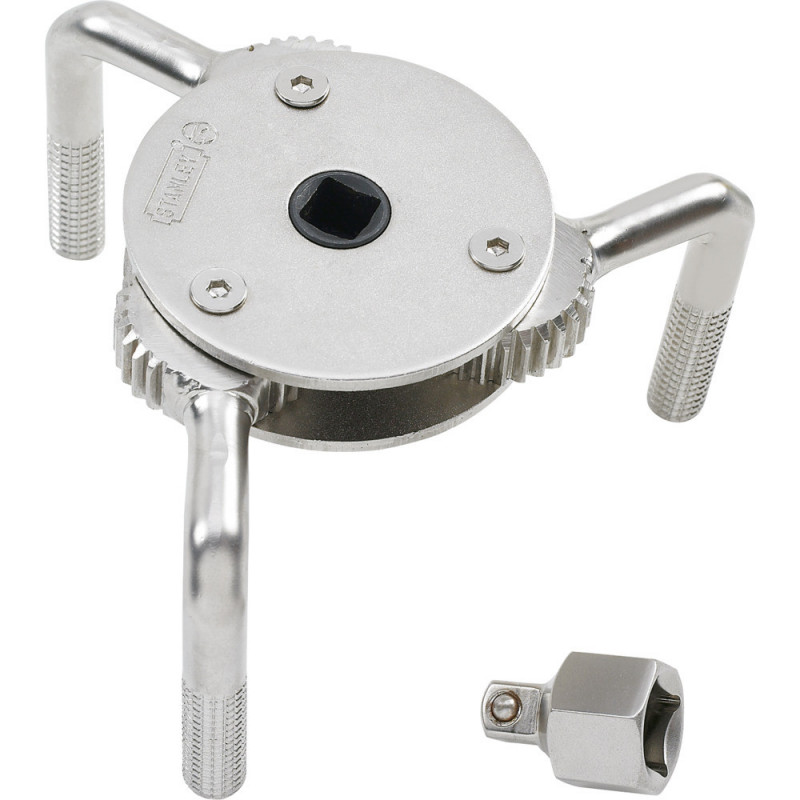 Llave para filtro de aceite de 3 brazos, Stanley, 79-043