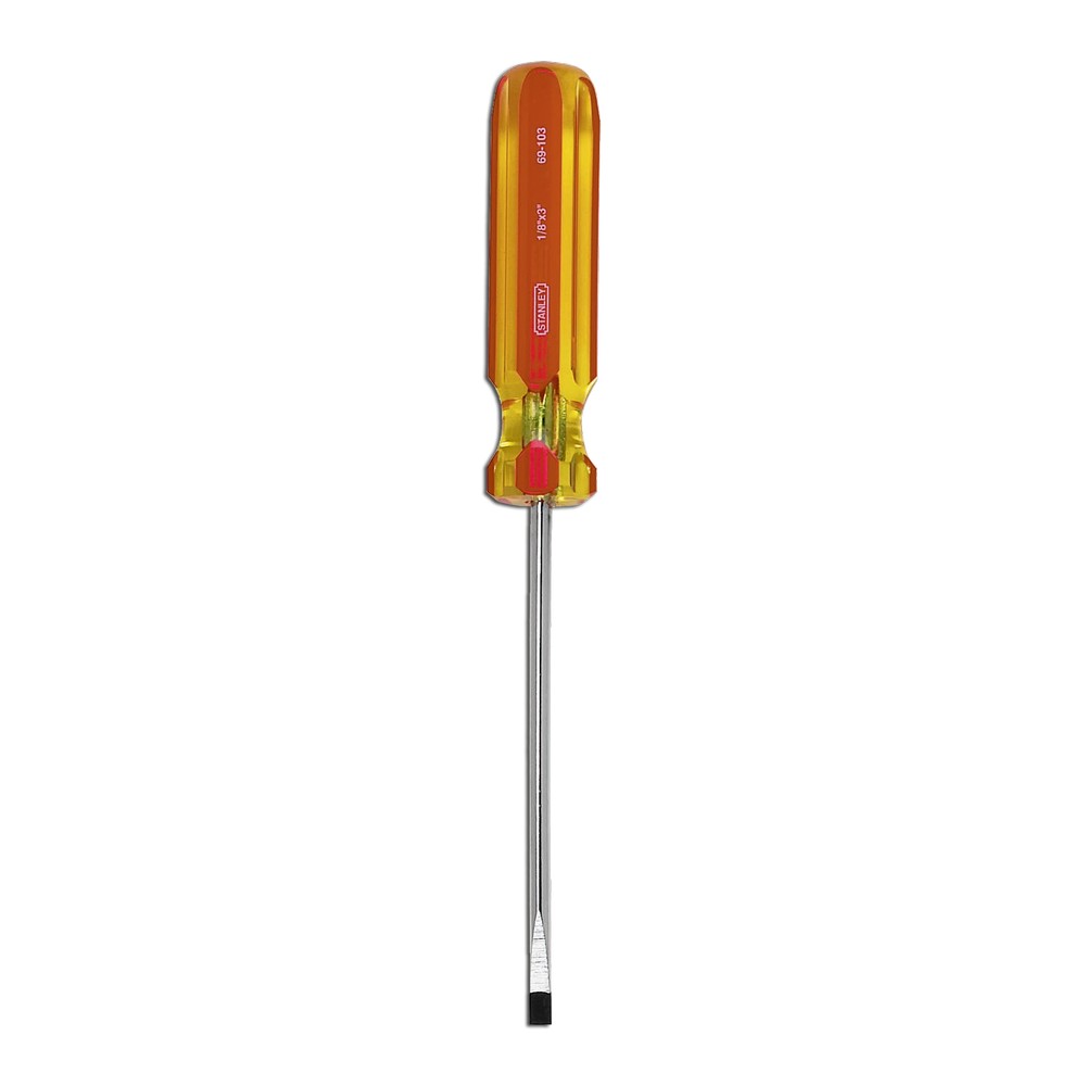 Desarmador de gabinete pro plano, 1/8 plgs x 3 plgs, Stanley, stht69103, STHT69103