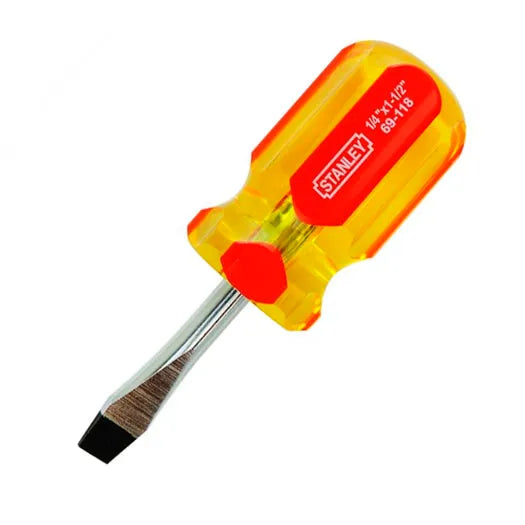 Desarmador pro plano, 1/4 plgs x 1-1/2 plgs, Stanley, stht69118, STHT69118