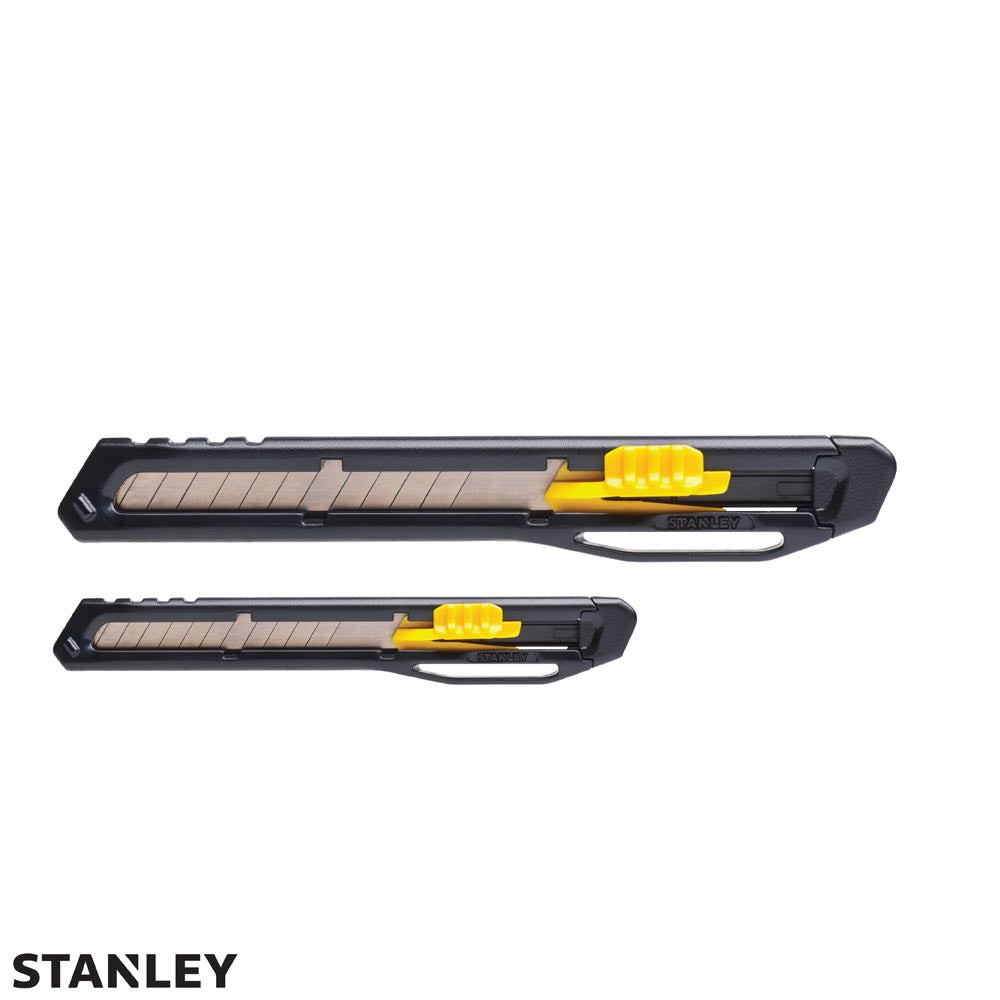 Set de 2 cuchillas retráctiles, quebrables, bloqueo lateral, Stanley, stht81433-840, STHT81433-840