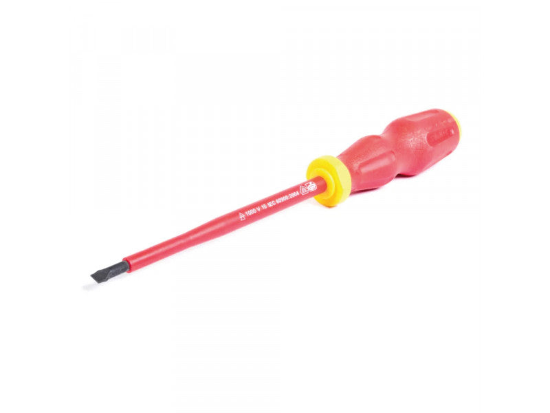 Desarmador plano, 7/32 plgs x 5 plgs, aislado, 1000v, Stanley, stmt60165-la, STMT60165-LA