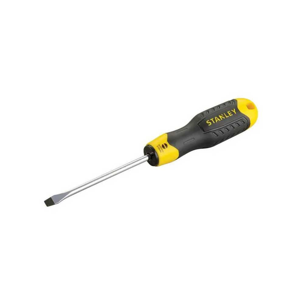 Desarmador plano, 3/16 plgs x 6 plgs, Cushion grip, Stanley, stmt60821-840, STMT60821-840