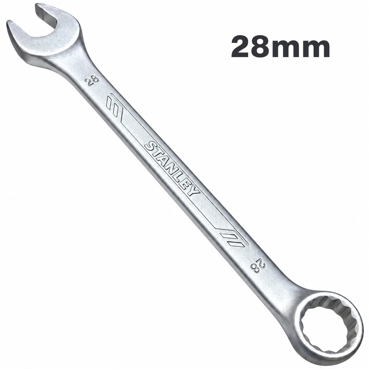 LLAVE DE COMBINADA ANTI SLIP, 28 MILIMETROS, 12 PUNTOS. MARCA STANLEY, STMT72825