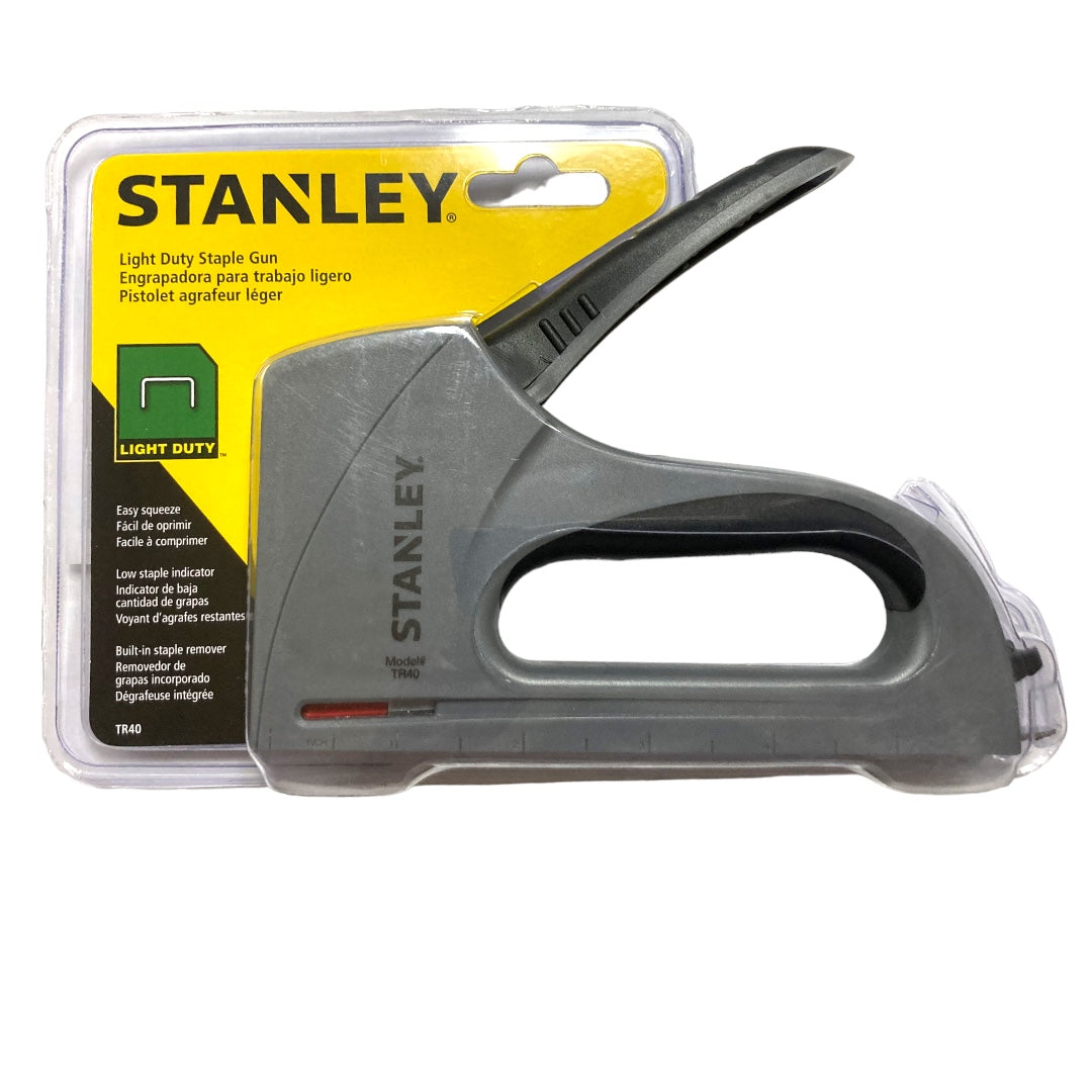 PISTOLA ENGRAPADORA PLASTICA DE USO LIGERO 1/4, 5/16Y3/8 PUL PROFUNDA. GRAPA (TRA200 ), TR40