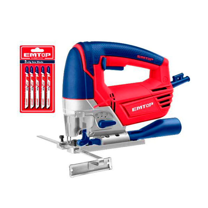 SIERRA CALADORA 800 WATTS VELOCIDAD SIN CARGA 800 A 3000RPM. MARCA EMTOP, ULJSW8001