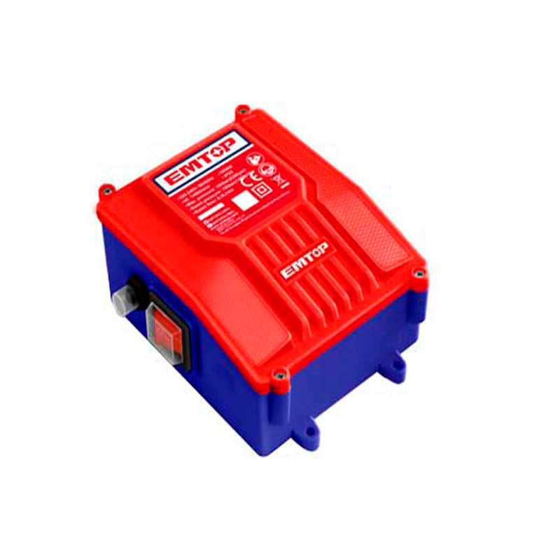 CAJA DE CONTROL Y PROTECCION DE SOBRETENSION, PARA BOMBA SUMERGIBLE DE 1HP CODIGO ULWPPD07501. MARCA EMTOP, ULWSBD07501