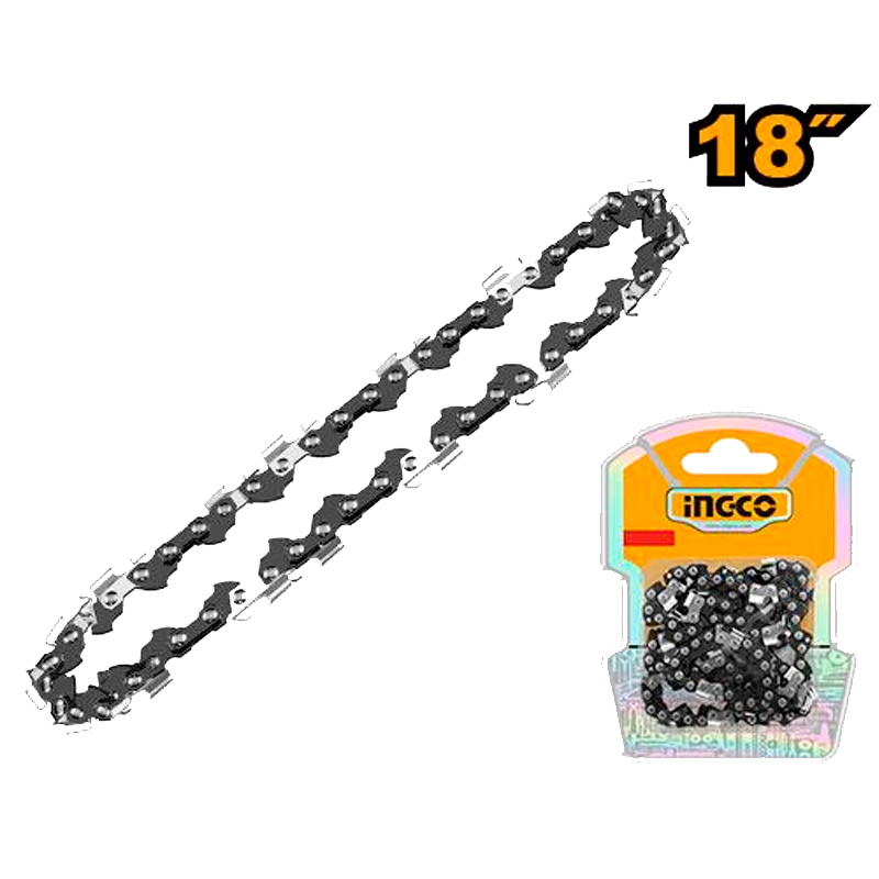 Cadena para motosierra de 18" en marca INGCO, AGSC51801
