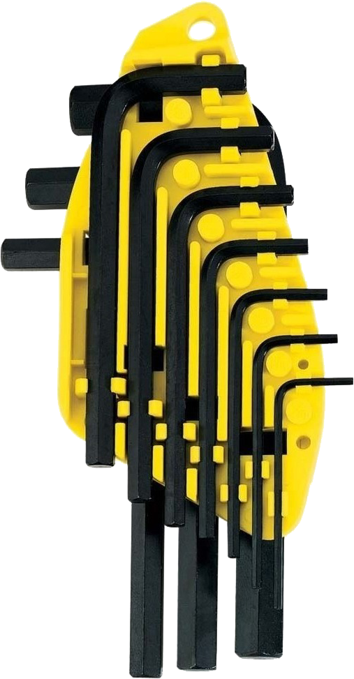 JUEGO 10 LLAVES HEXAGONALES, DE LA 1.5 A 10 MM, STANLEY, 69-253