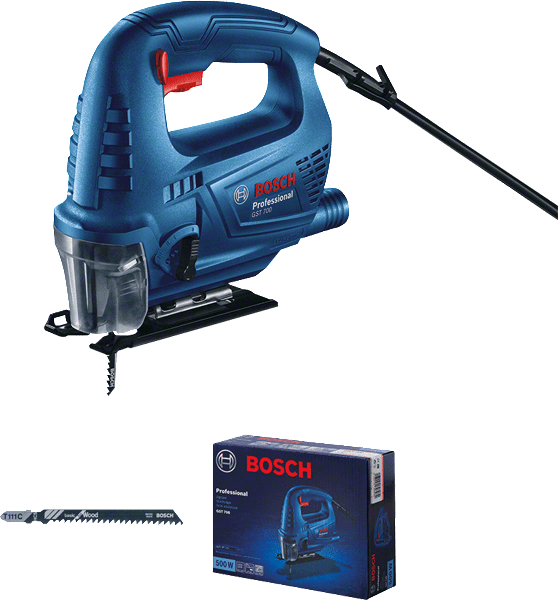 Sierra caladora, 500 watts, 1450-3200 rpm, 06012A70G0, GST 700, Bosch