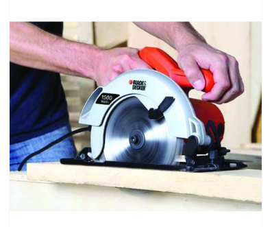 SIERRA CIRCULAR DE 7 1/4", 1500 WATTS, CS1024-B3, BLACK AND DECKER