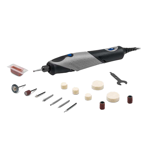 Roto Tool electrico, 5000-22000 rpm, eje 1/8, 15 accesorios, F0132050AC, STYLO 2050, Dremel