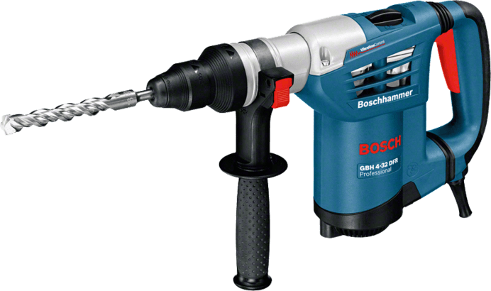 Rotomartillo electroneumático de 1 plg, SDS Plus, 4.2 joules, 900 watts, 06113321G0, GBH 4-32 DFR, Bosch