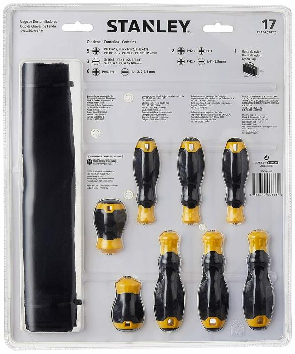 Juego de 17 desarmadores, Cushion Grip, stmt65616-la, STMT65616-LA