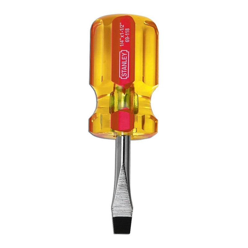 Desarmador pro plano, 1/4 plgs x 1-1/2 plgs, Stanley, stht69118, STHT69118