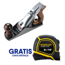 CEPILLO PARA CARPINTERO, GLOBAL, LISO No.4, LARGO DE 9-3/4 PULGADAS, 248 MILIMETROS, GRATIS METRO 30-615. MARCA STANLEY