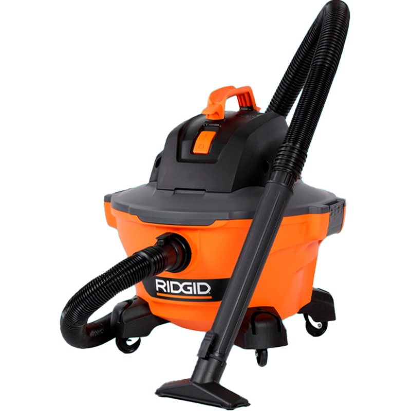 Aspiradora de 6 galones, seco y mojado en marca RIDGID, 201019