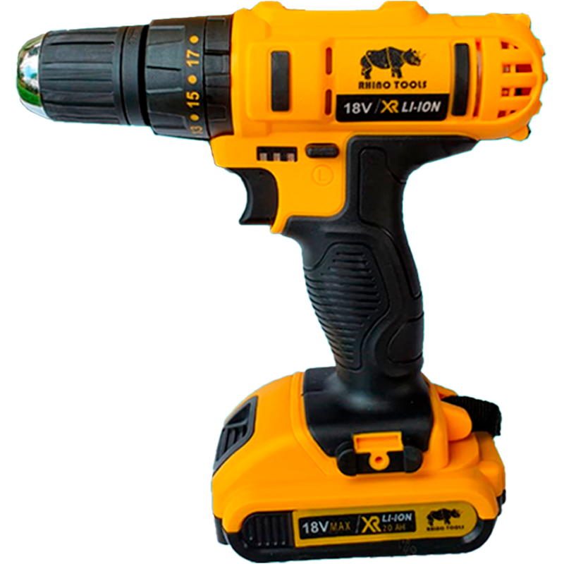 Barreno percutor inalámbrico de 3/8" en marca RINO TOOLS, 202017