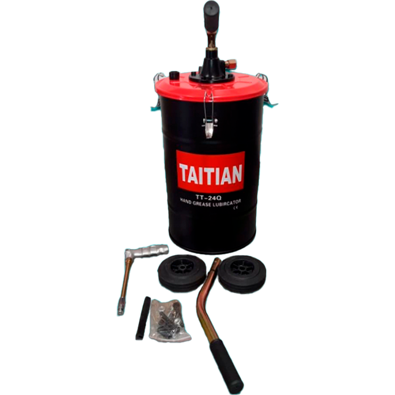 Bomba manual de 25 litros para aceite en marca TAITAN, 202052