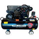 Compresor de faja de 100 litros con manguera y pistola, RHT, 203004