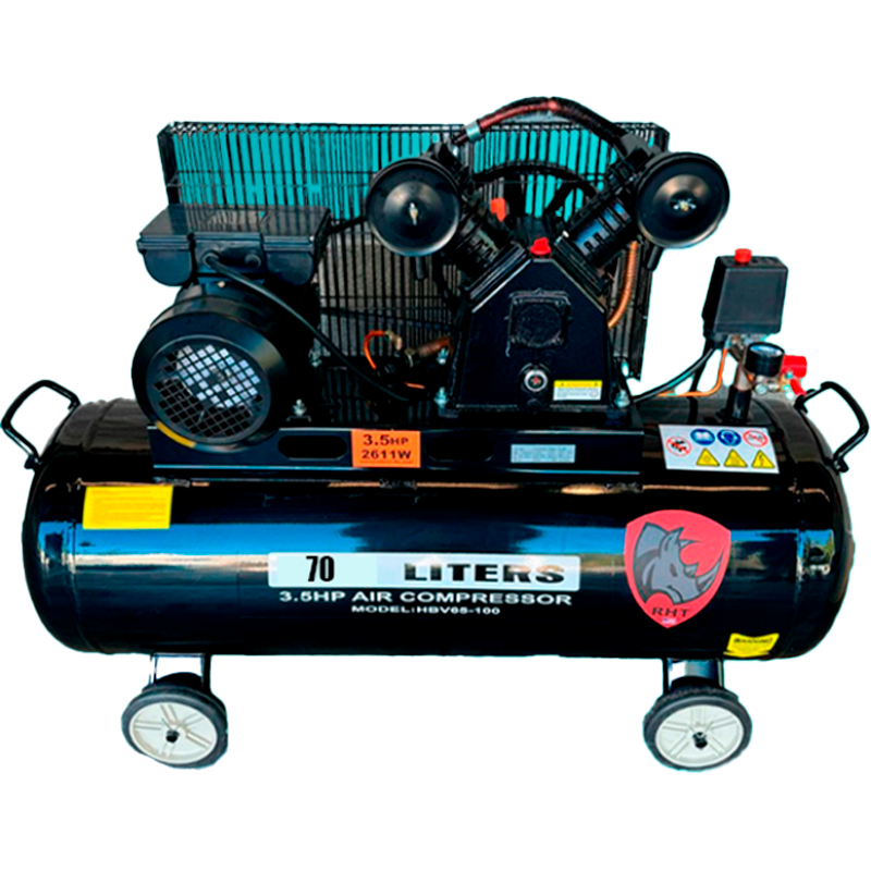 Compresor de faja de 70 litros en marca RINO TOOLS, 203020-11098-20662