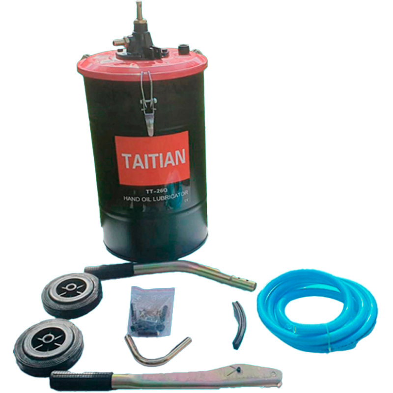 Engrasadora manual de cuñete de 25 litros en marca TAITAN, 205024